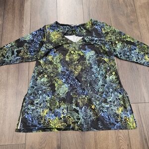 Floral Patterned Women's Top